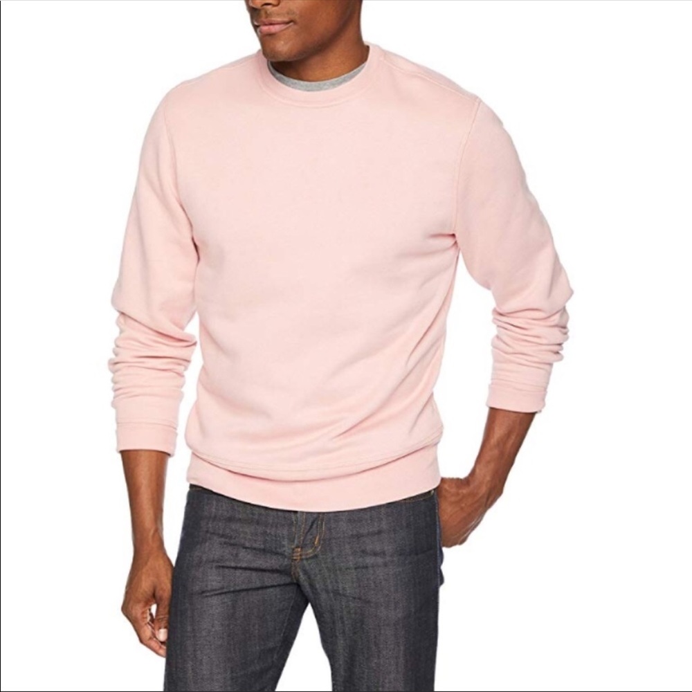 Men’s pink lightweight sweatshirt